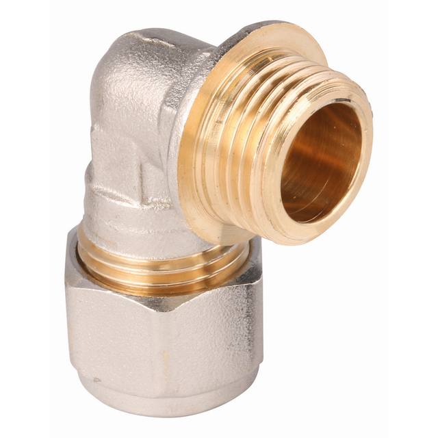 Schraubfitting Übergangsstück Messing 16 mm x R 1/2