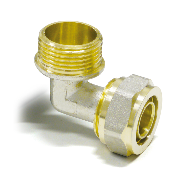 Schraubfitting Übergangsstück Messing 20 mm x R 3/4