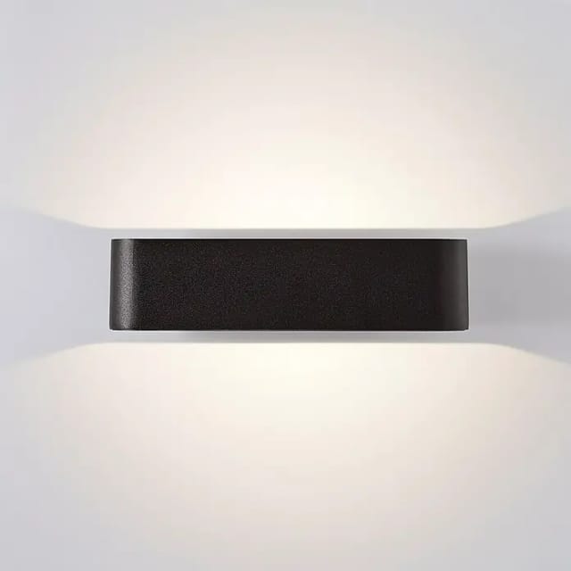 Brilliant LED-Außenwandleuchte Golda 22 cm x 13 cm Schwarz