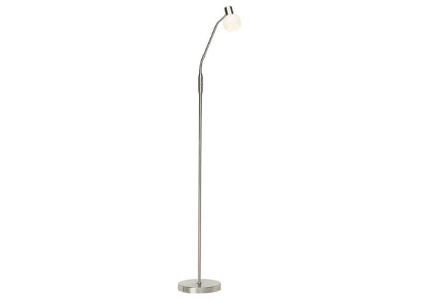 Brilliant LED-Standleuchte Philo 1-flammig Eisen und Weiß