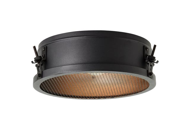 Brilliant Deckenleuchte Zois Ø 30 cm Schwarz Korund