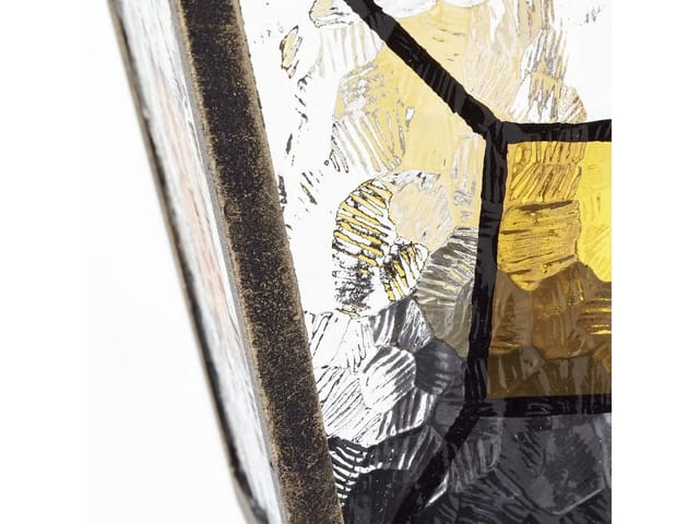 Brilliant Außenstandleuchte Janel 120 cm Schwarz Gold