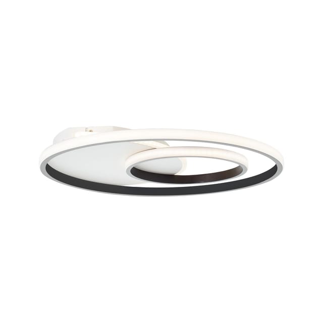 Brilliant LED-Deckenleuchte Merapi Rund Ø 51 cm Weiß und Schwarz