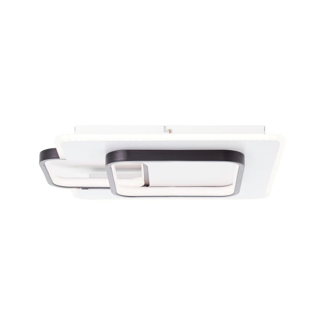Brilliant LED-Deckenleuchte Rezia 45 cm x 40 cm Weiß und Schwarz