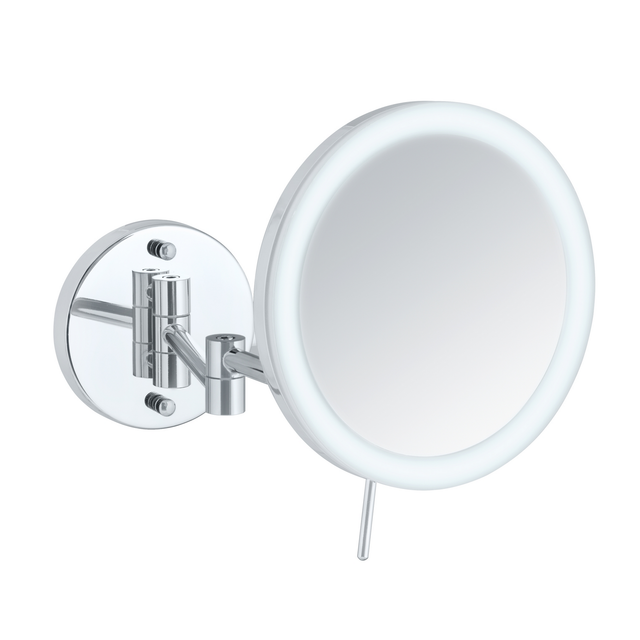 Wenko Power-Loc LED Wandspiegel Aura