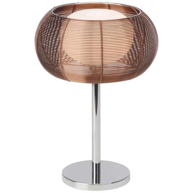 Brilliant Tischleuchte Relax Bronze und Chrom