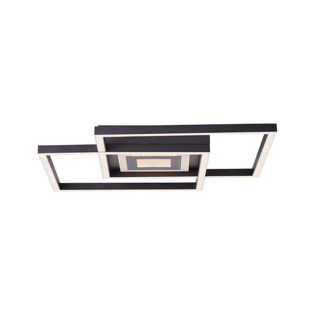 Brilliant LED-Deckenleuchte Metis 40 cm x 30 cm Schwarz