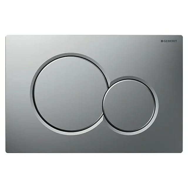 Geberit Betätigungsplatte Sigma01 Chrom Matt 2-Mengen-Spülung