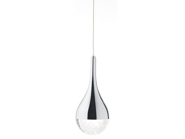Brilliant LED-Pendelleuchte Frizzante 4-flammig Chrom EasyDim