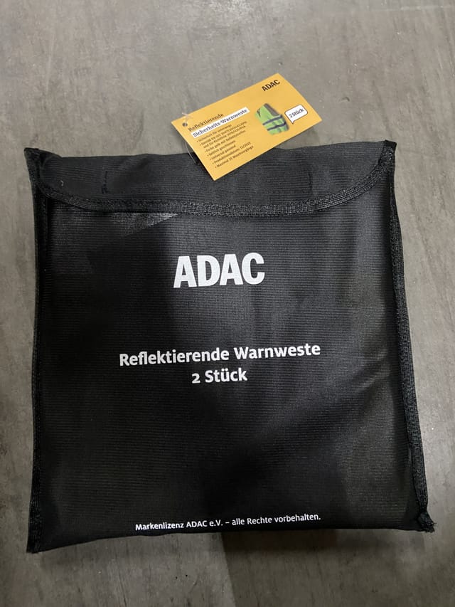 OK Cars Warnweste ADAC 2 Stück Gelb