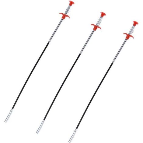 Klauenklemme – 60 Cm – 4 Einziehbare Krallen – Für Spüle, Waschbecken, Abfluss, Boden – 3er-pack