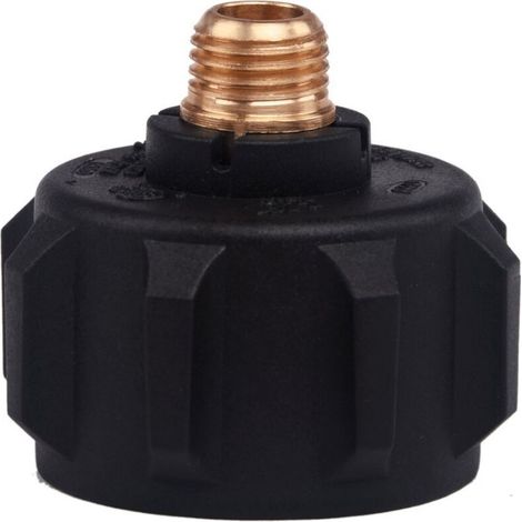 Gasregleradapter – Qcc1-anschluss Auf 1/4-zoll-außengewinde – Massives Messing – Für Propangasflaschen – 1 Stück