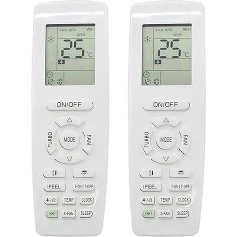 Fernbedienung Für Klimaanlage - Yap1f - Heizung Und Kühlung - Ersatzteil - 2 Stück