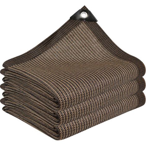 Sonnensegel – 200 X 300 Cm – 80 % Uv-schutz – Hochdichtes Polyethylengewebe – Für Terrasse, Balkon, Garten – Braun