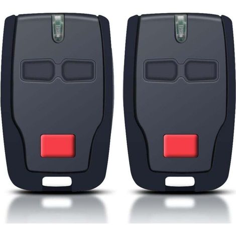 Garagentor-fernbedienung – 433 Mhz, 2 Kanäle – Kompatibel Mit Bft Mitto 2 Kleio Ghibli Trc 2 – 2 Stück