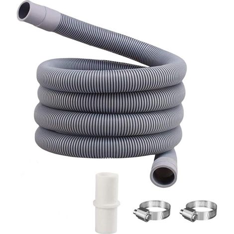 Ablaufschlauch – 2 M – 2 Cm Durchmesser – Für Waschmaschine Und Geschirrspüler – Eva – 2 Stück
