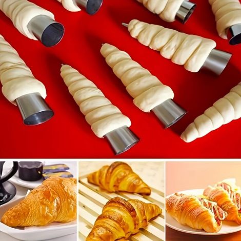 Konische Form – Edelstahl 18/10 – Für Sahnetüten, Croissants Und Pains Au Chocolat – 20er-packung