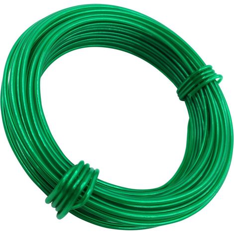 Pflanzenbindedraht – 15 M – 2 Mm Durchmesser – Grün – Für Gartenarbeit Und Pflanzenstützung – 1 Rolle