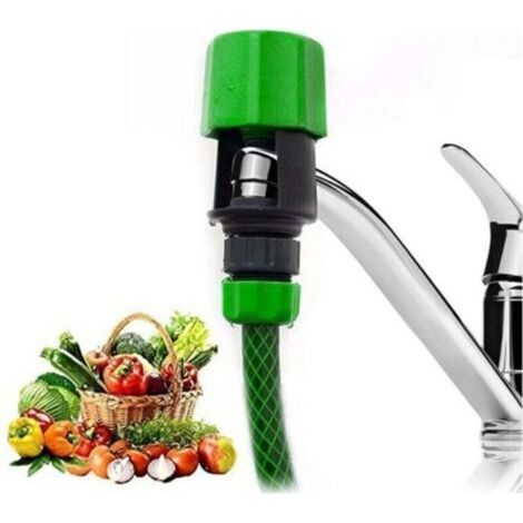Wasserhahn- Und Schlauchadapter – Kompatibel Mit Küchen-, Bad- Und Gartenarmaturen – 30 Mm X 40 Mm – Abs + Tpr – 13 Cm – 1 Stück