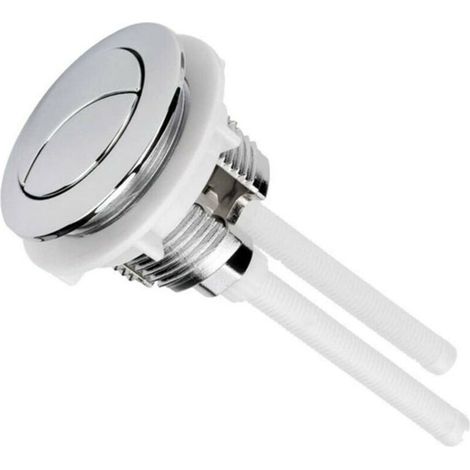 Doppeldruckknopf – 38 Mm – Für Wc-spülkasten – Hochdruck – Chrom – 1 Stück
