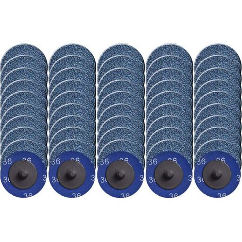 Schleifscheibe – 50 Mm – Körnung P36 – Zirkonoxid – Für Schleifmaschinen, Bohrmaschinen Und Druckluftwerkzeuge – 50er-packung