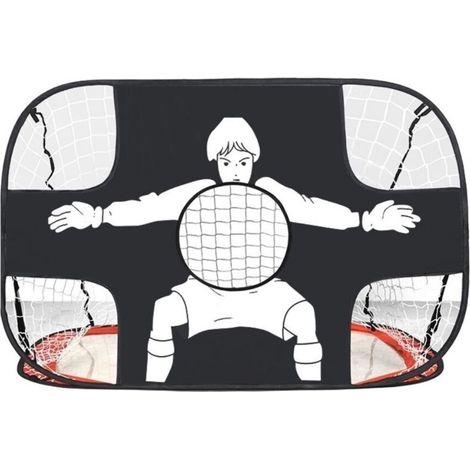 Tragbares Fußballtor – 120 X 80 X 80 Cm – Beidseitig Mit Zielzonen – Für Kinder – Für Draußen, Garten, Strand – 1 Stück