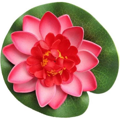 Künstliche Seerose – Schwimmende Eva-schaumstoffblumen – Für Gartenteich, Aquarium, Hochzeit – 10er-pack