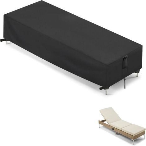 Schutzhülle Für Sonnenliegen – 420d Oxford-gewebe – Schutz Vor Uv-strahlung, Regen, Wind Und Sand Im Außenbereich – Maße: 200 X 70 X 30 Cm – 1 Stück