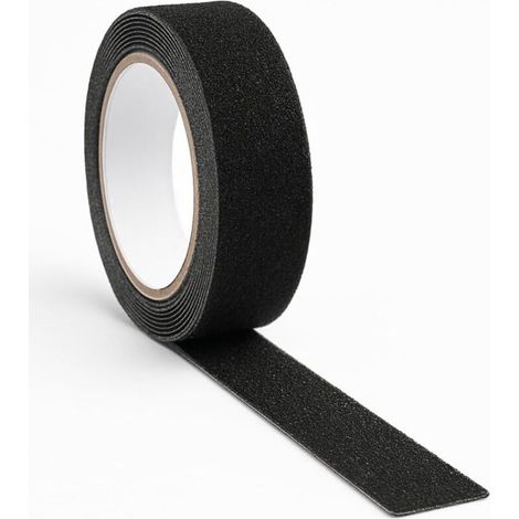 Antirutschband – Schwarz – 25 Mm X 5 M – Rückstandsfreier Klebstoff – Für Den Innen- Und Außenbereich – 1 Stück