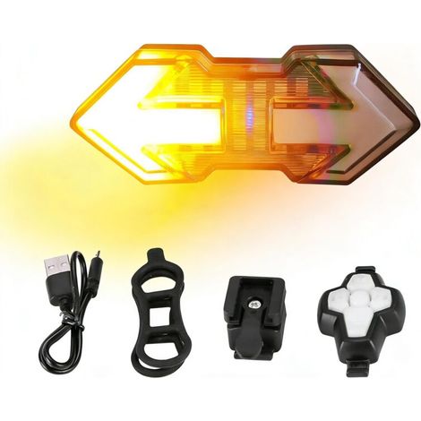 Fahrradrücklicht – Ipx5 Wasserdichte Led-blinker – 120 Lumen – Usb-aufladbar – Für E-rennräder, Mountainbikes Und Hybridräder – 1 Stück