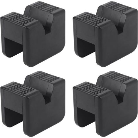 Gummi-wagenheberauflagen – 60 X 50 X 45 Mm – Tragfähigkeit 3–5 T – Für Rollenwagenheber – 4er-pack