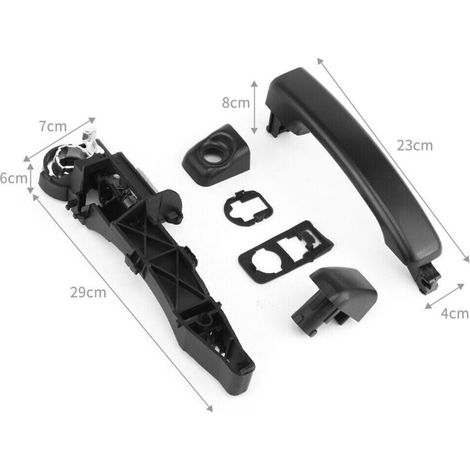 Kompletter Türgriff – Hochfestes Abs – Für Renault Master Iii, Nissan Interstar, Vauxhall Movano – Teilenummern 806067794r Und 806073022r – 1 Stück