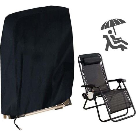 Schutzhülle Für Sonnenliegen – 210d Oxford-gewebe, Wasserdicht, Uv-beständig, Staubdicht – Für Gartenliegen Und Relaxsessel – 96 X 85 Cm