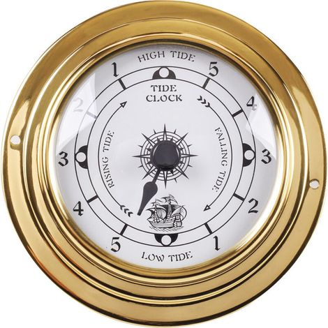 Gezeitenuhr – Barometer, Thermometer, Hygrometer – 98 X 33 Mm – Für Den Innen- Und Außenbereich – 1 Stück