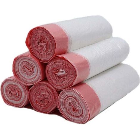 Müllbeutel – Transparent – Mit Kordelzug – 45 X 50 Cm – 50 L – 120er-packung
