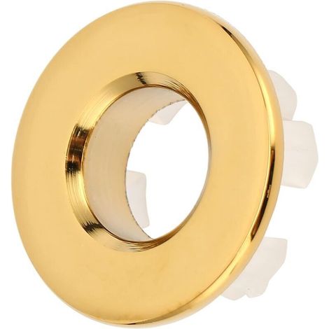 Überlaufring Für Spülbecken – Vergoldetes Messing – Für Küchenspüle, Badezimmer, Badewanne – Durchmesser 40 Mm – Stück