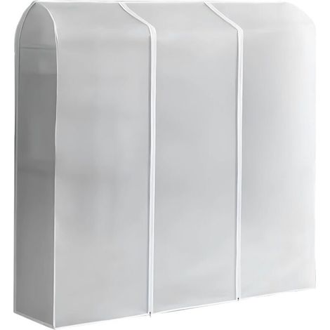 Kleiderschutzhülle – Lichtdurchlässige Schutzhülle – Wasser- Und Staubdicht (270°) – Für Hemden, Anzüge Und Mäntel – 100 X 50 X 150 Cm