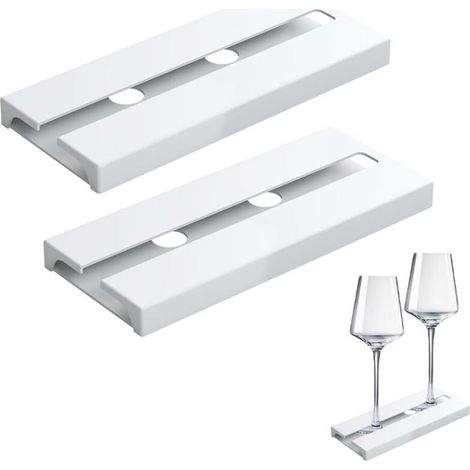 Hängender Glashalter – Selbstklebendes Weinglasregal – Für Küchenschrank Oder Küchenschrank – 2 Stück