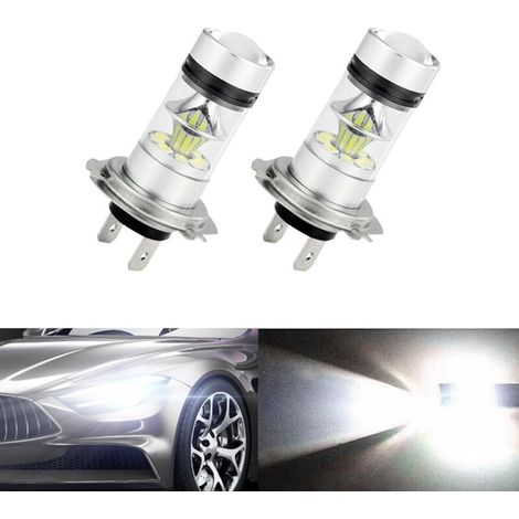 H7 Led-lampe – 6500 K – Nebel- Und Abblendlicht – 2er-pack