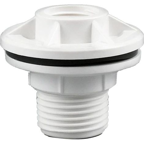 Wassertankanschluss – 3/4-zoll-außen-/innengewinde – Wasserdicht Mit Gummidichtung – Für Tanks Und Becken – 1 Stück