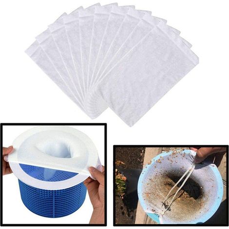 Poolskimmer-socken – Elastisches Nylongewebe – Für Poolskimmer Im Innen- Und Außenbereich – 20er-packung