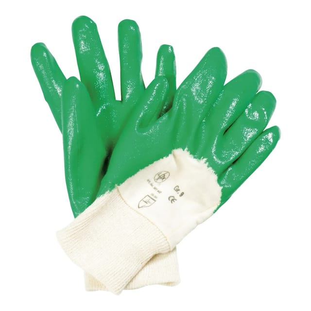 LUX-TOOLS Garten Nitrilhandschuh M