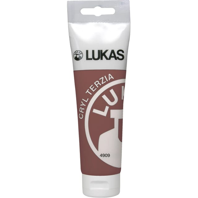 Lukas Cryl Terzia Acrylfarbe Plastiktube Terra di Siena gebrannt 125ml
