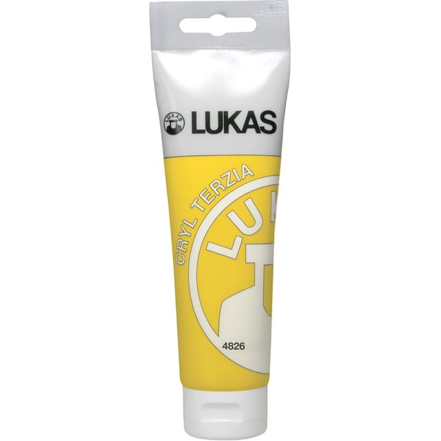 Lukas Cryl Terzia Acrylfarbe Plastiktube Kadmiumgelb hell (imit.) 125ml