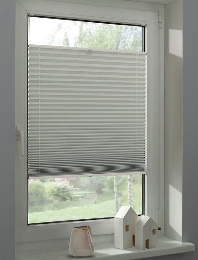 Schöner Wohnen Thermo-Plissee Ella 60 cm x 130 cm Weiß