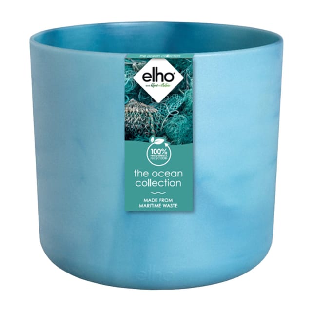 Elho Blumentopf Ocean Collection Ø 18 cm Atlantikblau