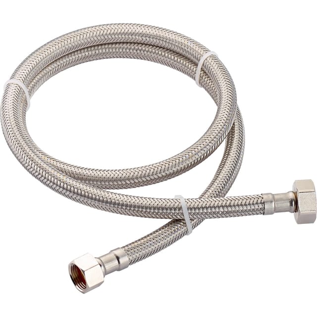 Flex-Winkel-Anschlussschlauch 14,9 mm (G 3/8) x 18,6 mm (G 1/2) x 1000 mm