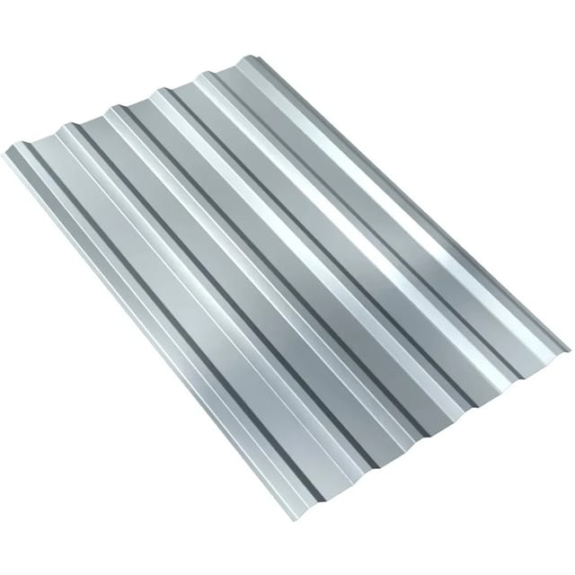 Weckman Stahltrapezblech Verzinkt 1250 mm x 776 mm Stärke 0,4 mm Aluminium-Zink