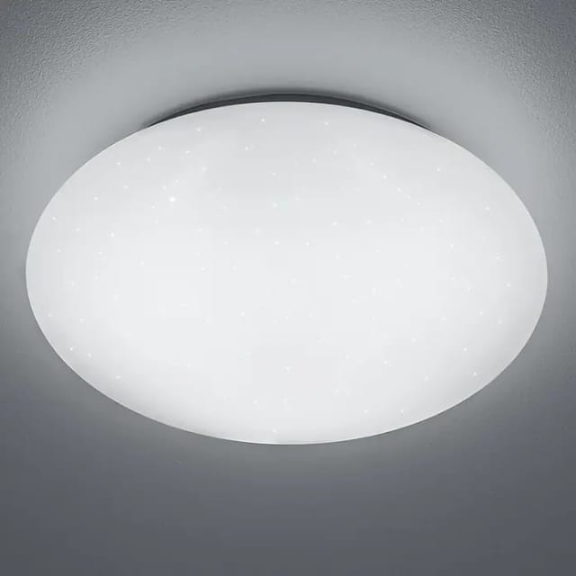 LED-Deckenleuchte Weiß Ø 27 cm Sternenhimmel