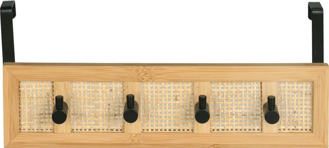 Wenko Türgarderobe Allegre aus Bambus und Rattan